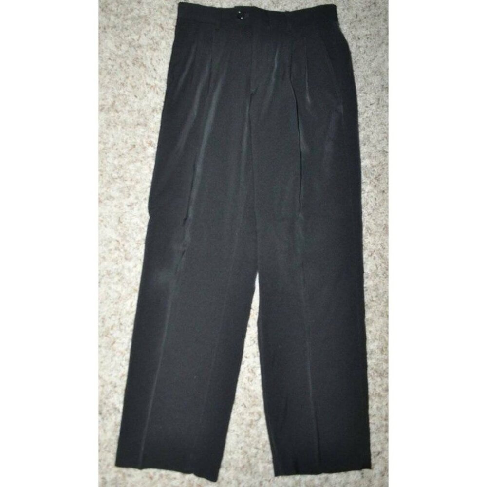 Boys Dress Pants 12 Barrage Black Pleated Suit Dress Pants